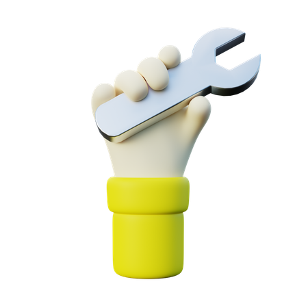 Raised Hand Labor Union  3D Icon