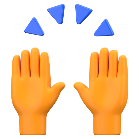 Raised Hands  3D Icon
