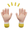 Raised Hands Gesture