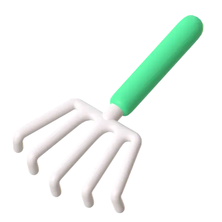 Rake  3D Icon