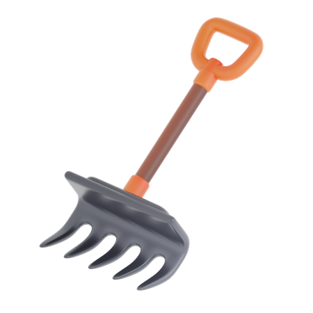 Rake  3D Icon