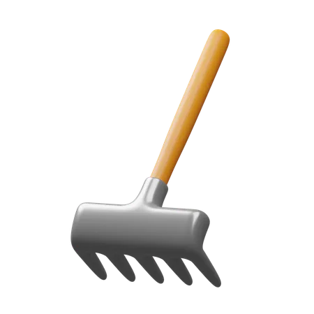 Rake  3D Icon