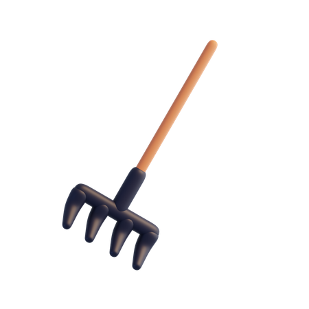 Rake  3D Icon