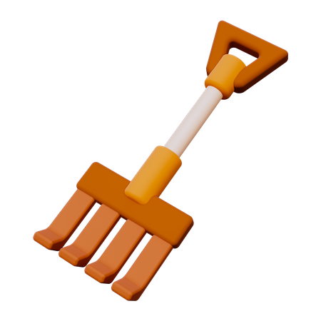 Rake  3D Icon