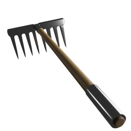 Rake  3D Icon