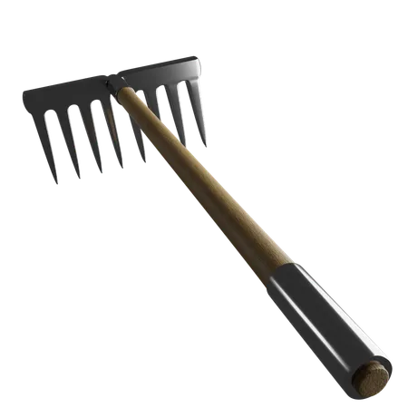 Rake  3D Icon