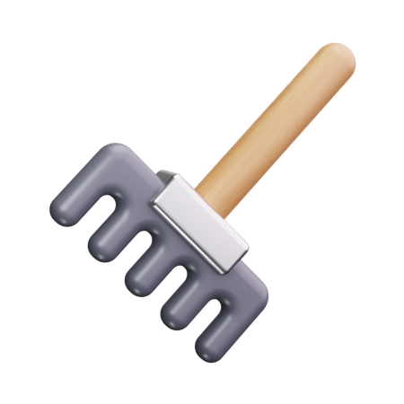 Rake  3D Icon