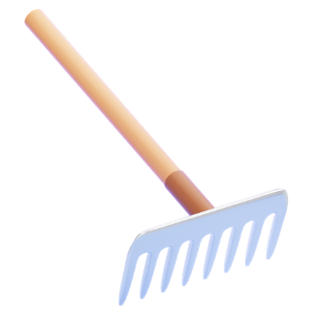 Rake  3D Icon