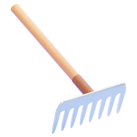 Rake  3D Icon