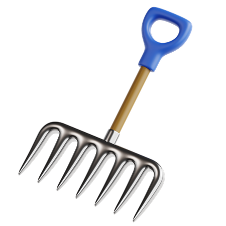 Rake  3D Icon