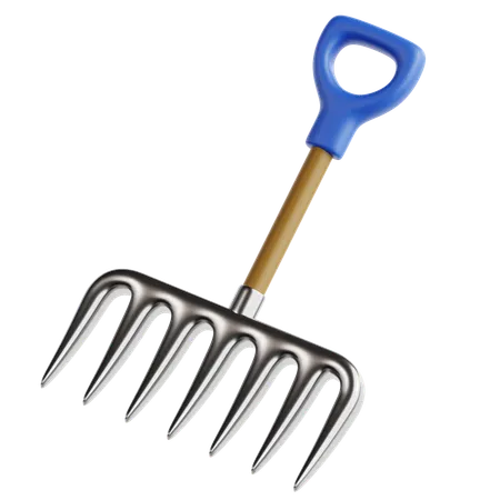 Rake  3D Icon