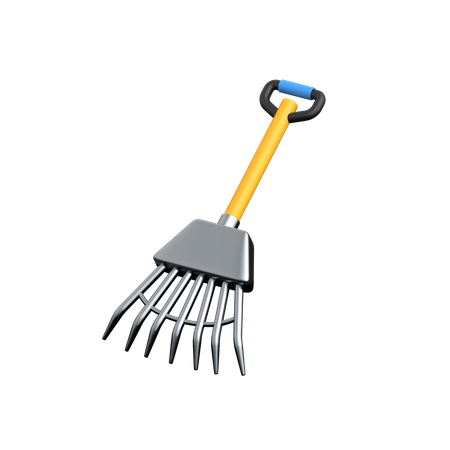 Rake  3D Icon