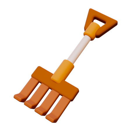 Rake  3D Icon