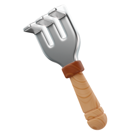 Rake  3D Icon