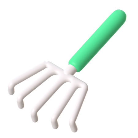 Rake  3D Icon
