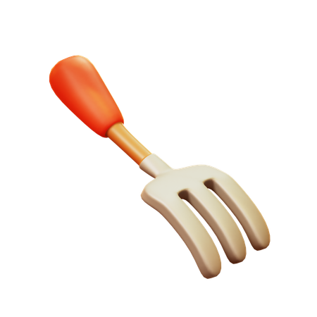 Rake Tool  3D Icon