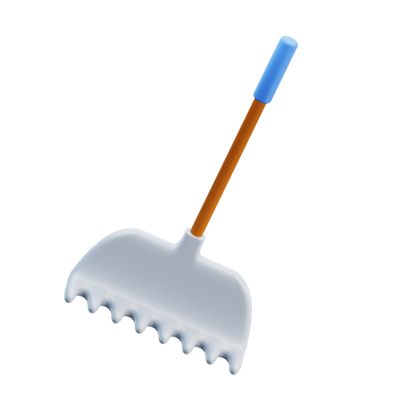 Rake Tool  3D Icon