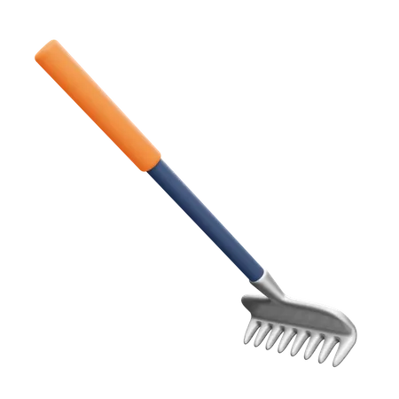 Rake Tool  3D Illustration