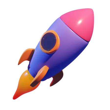 Rakete  3D Icon