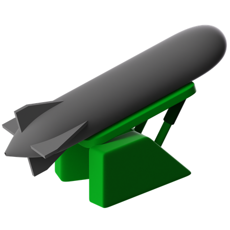 Rakete  3D Icon