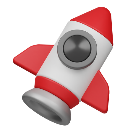 Rakete  3D Icon