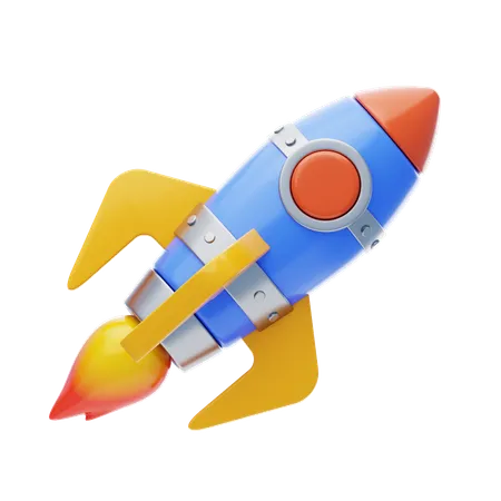 Rakete  3D Icon