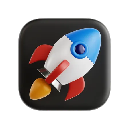 Rakete  3D Icon