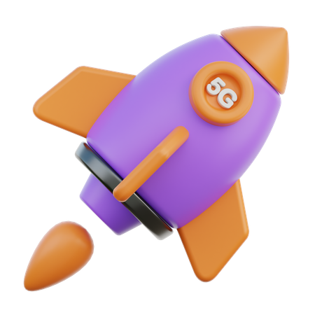 Rakete  3D Icon