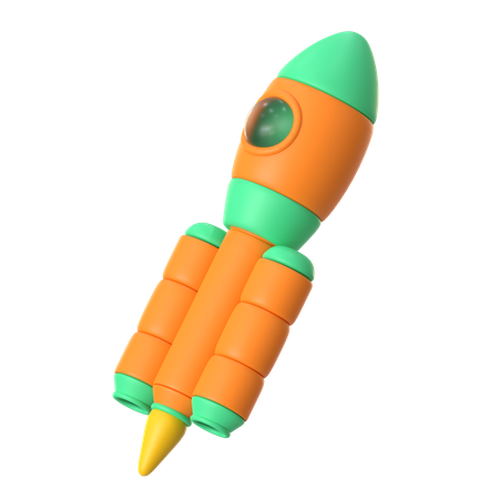 Rakete  3D Icon