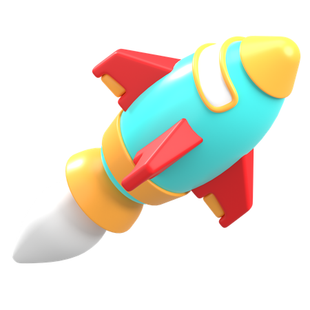 Rakete  3D Icon