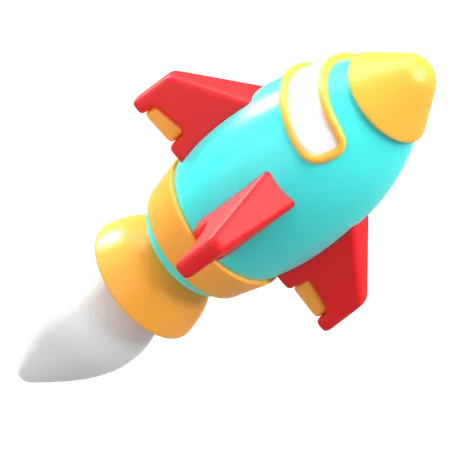 Rakete  3D Icon