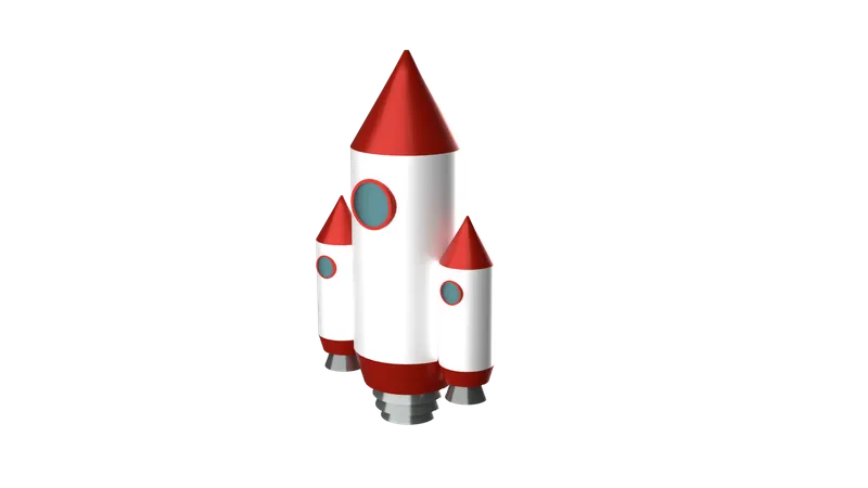 Rakete  3D Icon