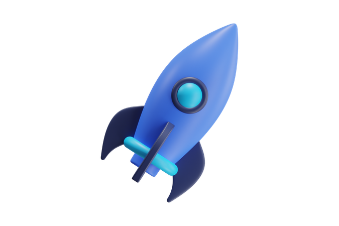 Rakete  3D Icon