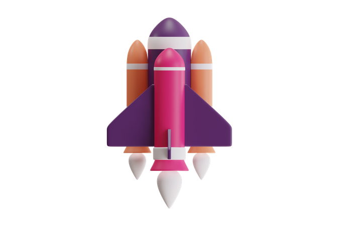 Rakete  3D Icon