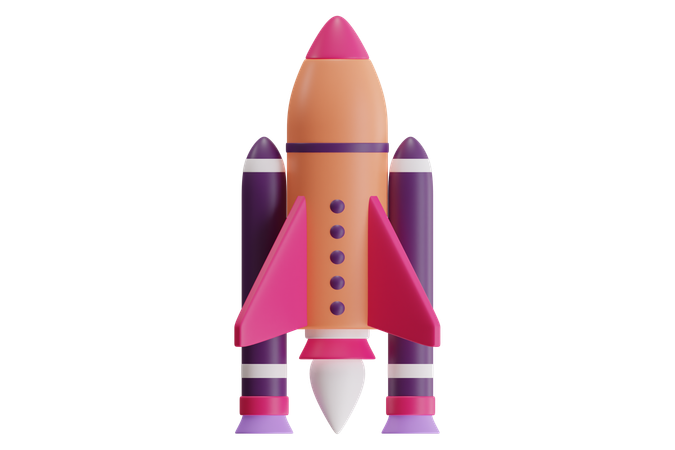 Rakete  3D Icon