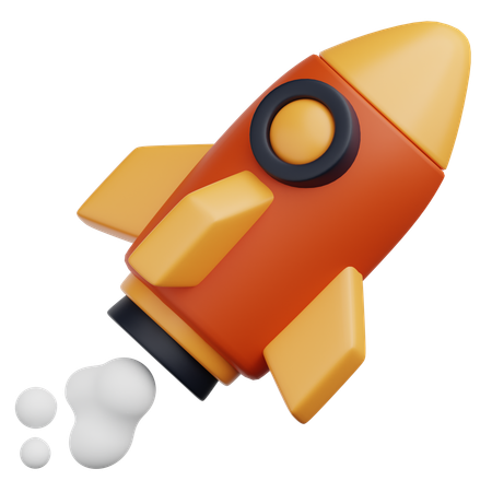 Rakete  3D Icon