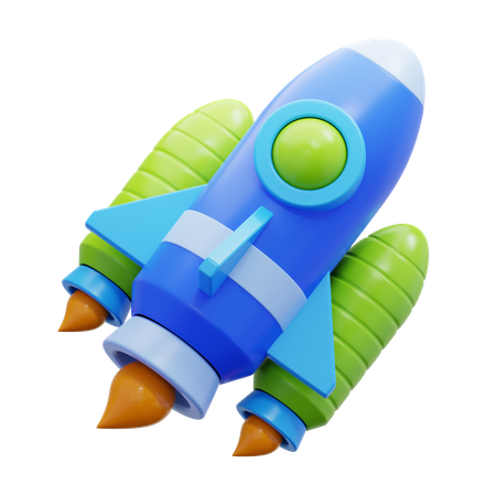 Rakete  3D Icon