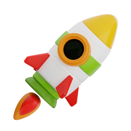 Rakete  3D Icon