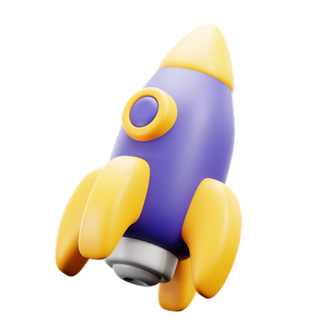 Rakete  3D Icon