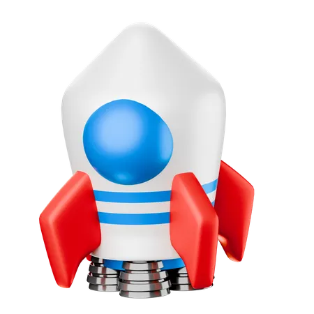 Rakete  3D Icon