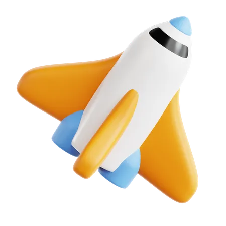 Rakete  3D Icon