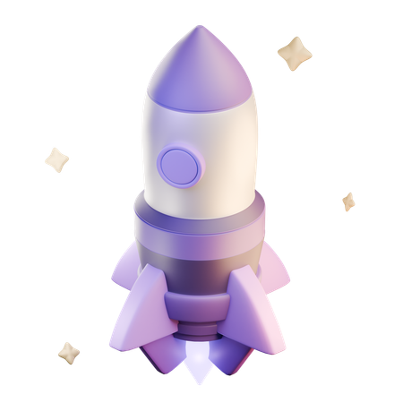 Rakete  3D Icon