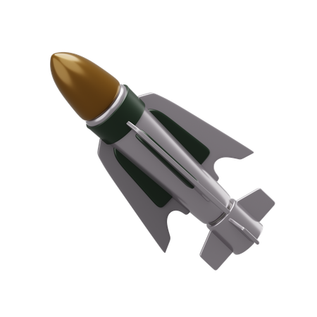 Rakete  3D Icon