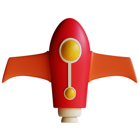 Rakete  3D Icon