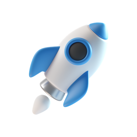Rakete  3D Illustration