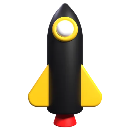 Rakete  3D Icon