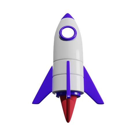 Rakete  3D Icon