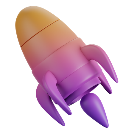 Rakete  3D Icon