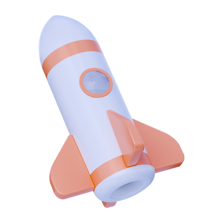 Rakete  3D Icon