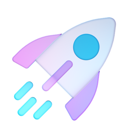 Rakete  3D Icon